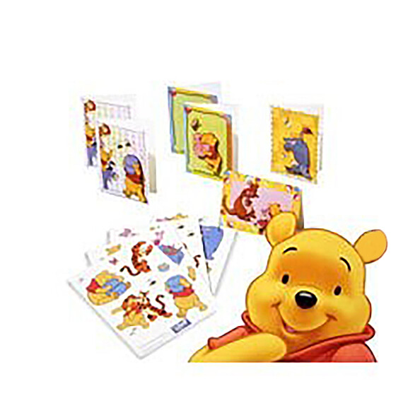 16 3D-Grußkarten ,,Winnie Puuh"