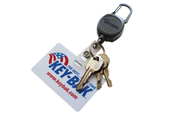 Schlüssel- und Namensschildanhänger mit Karabinerhaken