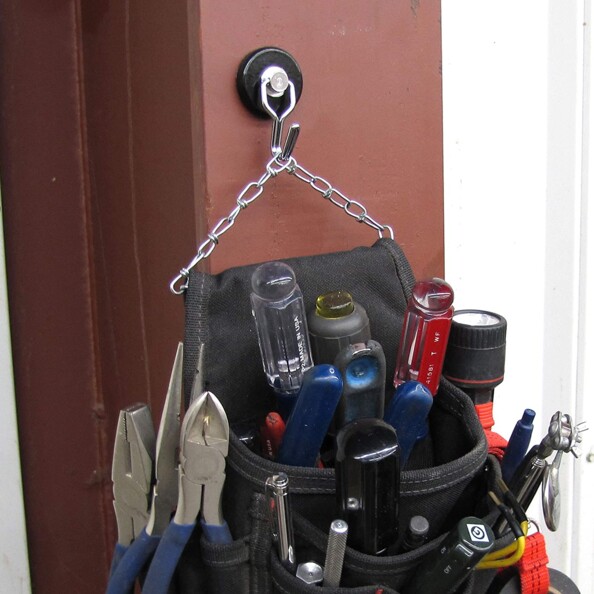 Supermagnet mit Haken bis zu 30 kg