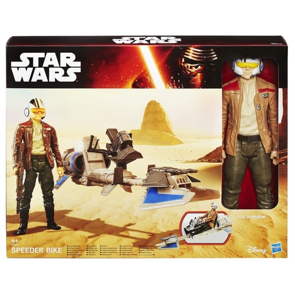 Star Wars Actionfigur 30 cm mit Fahrzeug - Poe Dameron