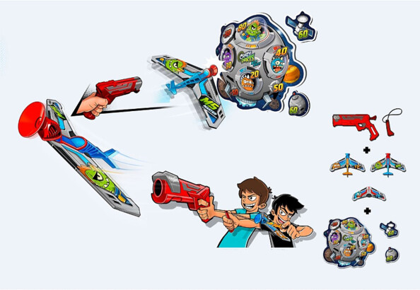 Sky Challenger : Attack-Spiel-Pack