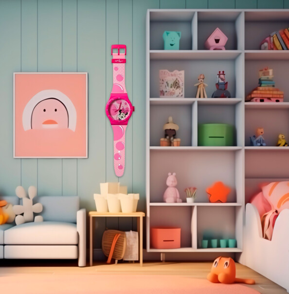 Minnie Maus Riesige Wanduhr im Uhrenformat