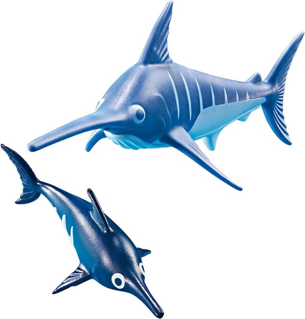 Schwertfisch und sein Baby Nr. 9068