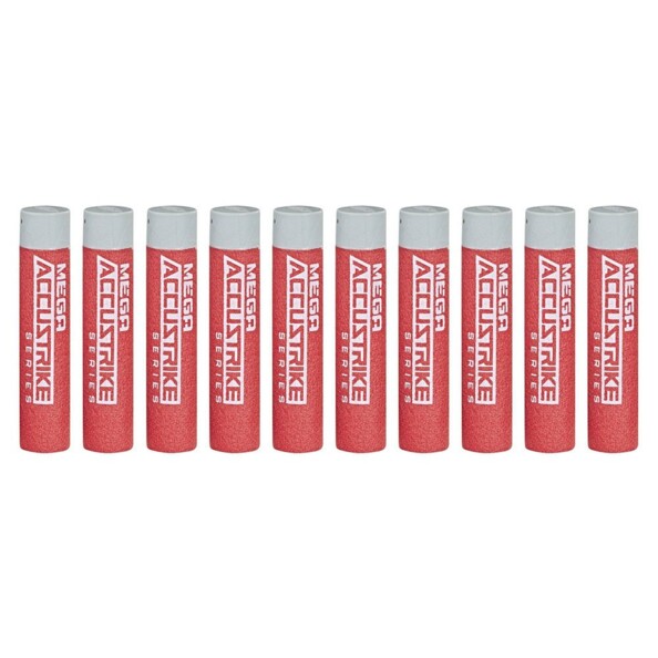 10 ACCUSTRIKE MEGA Schaumstoff-Dartpfeile