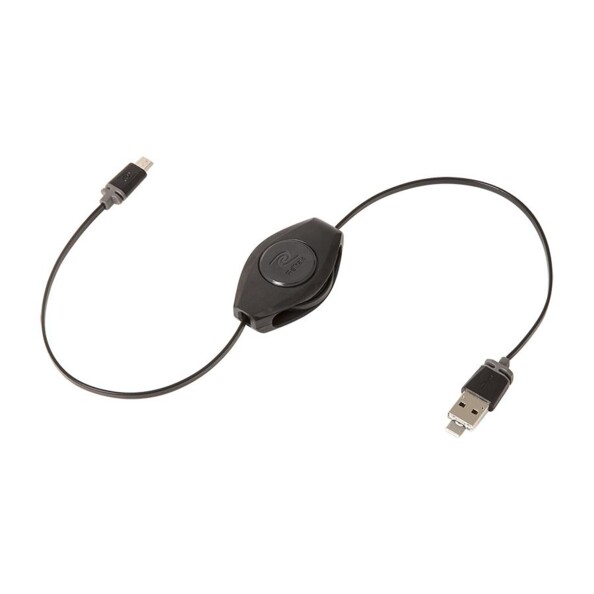 Einziehbares Micro-USB-auf-USB-PowerShare-Kabel