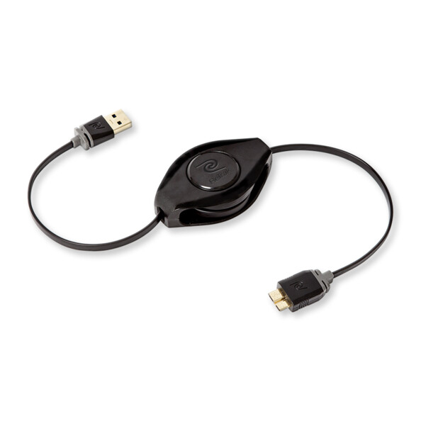 Galaxy USB-auf-Micro-USB-Kabel mit Einzug