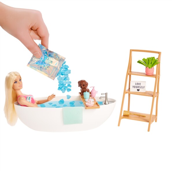 Barbie Entspannungsbad-Set mit bunter Seife