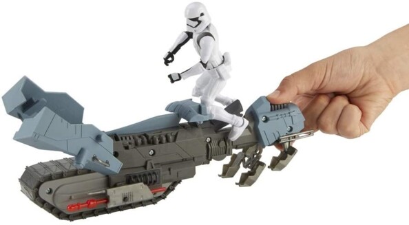 Actionfigur Stormtrooper und Motorrad - 27 cm