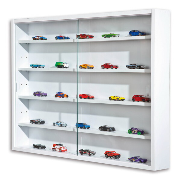 Wandvitrine „Compilati“ für Miniaturen – Weiß
