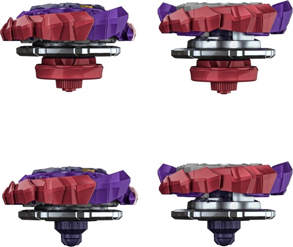 2 Burst Quad Drive Beyblade-Kreisel: Berserk Balderov B7 VS Cyclone Belfyre B7