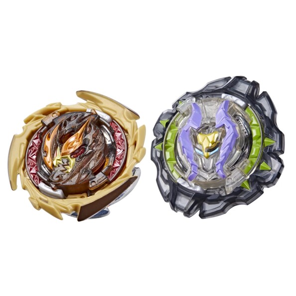 2 Beyblade Burst Quad Drive Kreisel - Destruction Ifritor I7 VS Stone Nemesis N7