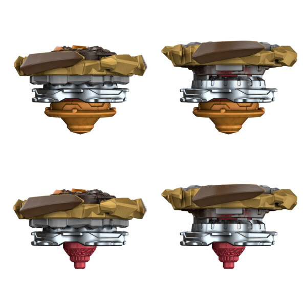 2 Beyblade Burst Quad Drive Kreisel - Destruction Ifritor I7 VS Stone Nemesis N7