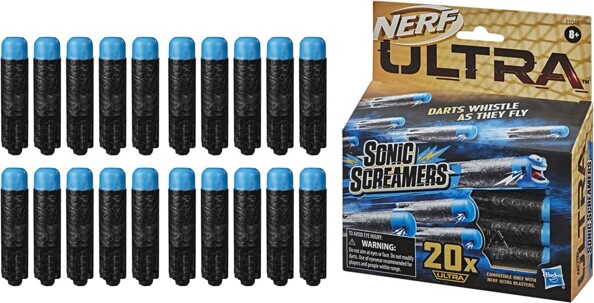 20 Nerf Ultra Sonic Screamers Pfeifdarts