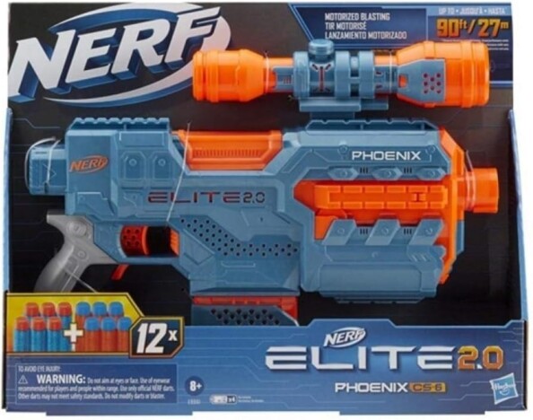 Nerf Elite 2.0 CS-16 Motorisierter Blaster mit 12 Darts