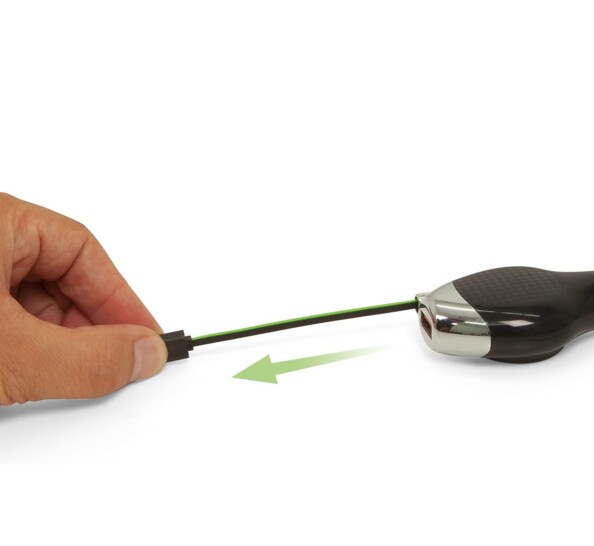 Kfz-USB-Ladegerät mit einziehbarem USB-C-Kabel