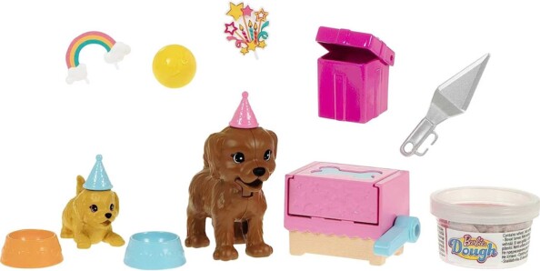 Box Barbie-Puppe zum Welpengeburtstag