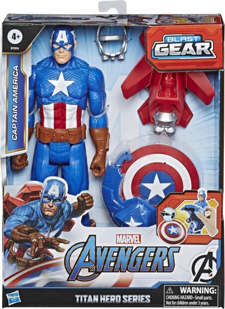 Captain America Figur 30 cm - Titan Hero Collection