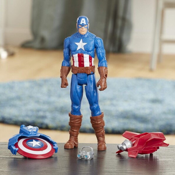 Captain America Figur 30 cm - Titan Hero Collection