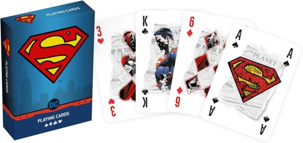 Spielkarten-Set mit 54 Karten - Superman und Batman