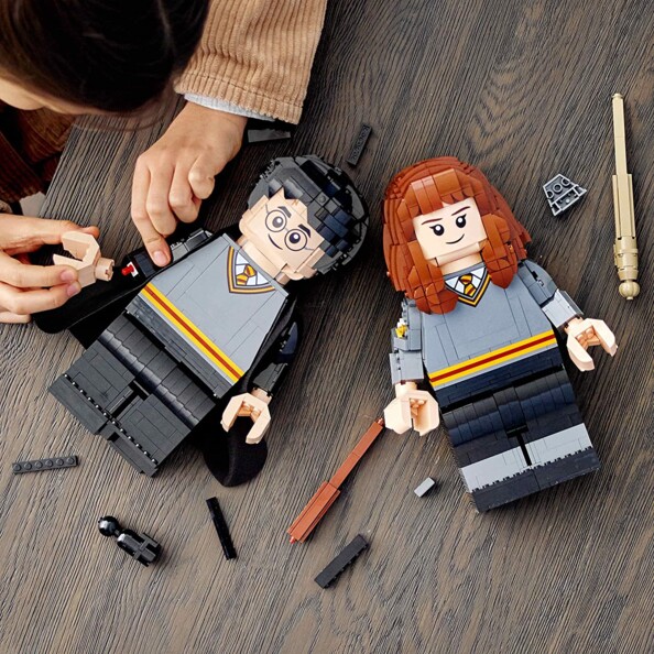 Riesige Lego zum Bauen Harry Potter und Hermine 76393
