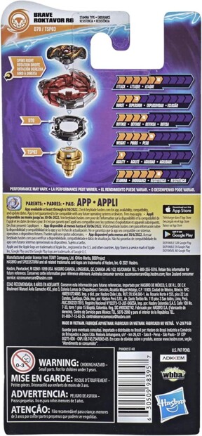 Beyblade Burst Surge Speedstorm Brave Roktavor R6 Kreisel