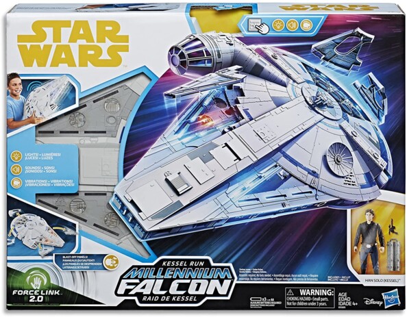 Star Wars Millennium Falcon Schiff mit Han Solo Figur