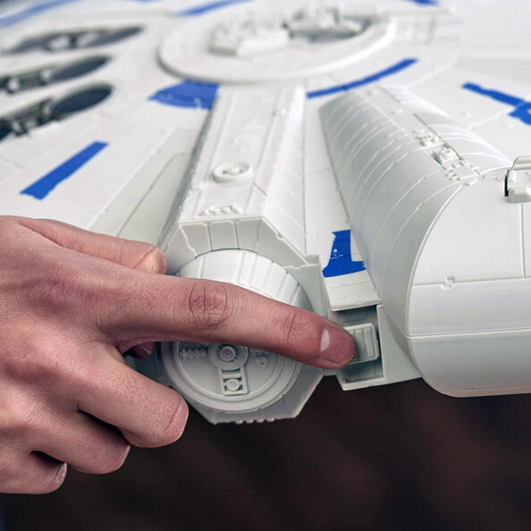 Star Wars Millennium Falcon Schiff mit Han Solo Figur