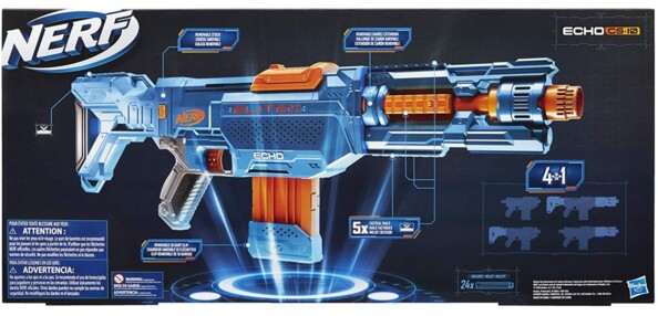Nerf Elite 2.0 Echo CS 10 Blaster mit Clip und 24 Darts
