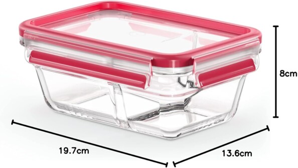 Glasaufbewahrungsdose 0,8 L mit Wandung