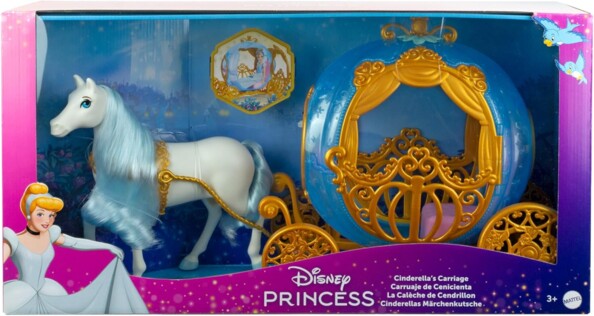 Disney Princess – Cinderellas Karosse und weißes Pferd