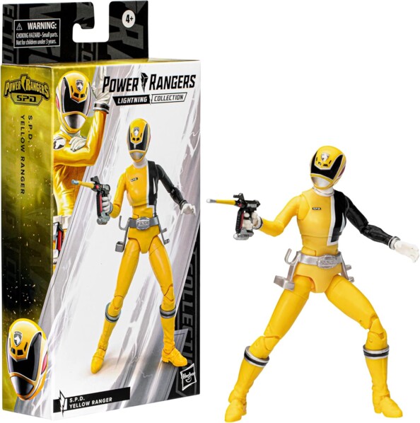 Power Rangers Lightning Collection S.P.D. Gelber Ranger Figur