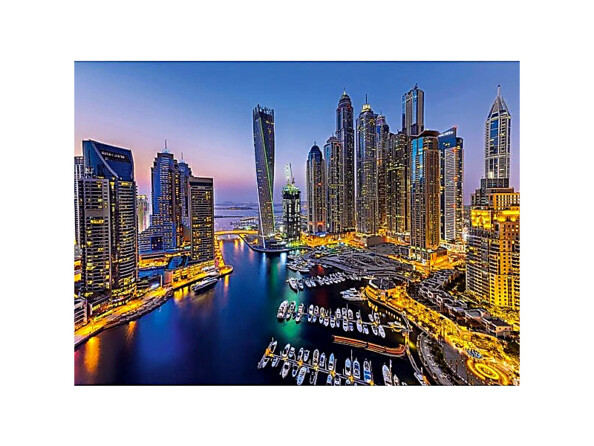 3 Puzzles Paris/Dubai/New York - 2 x 1000 Teile und 1 x 500 Teile