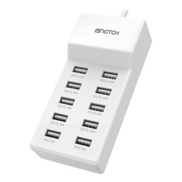 10-Port-USB-Steckdosenleiste - 50 W