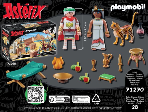 Playmobil Asterix: Cäsar und Kleopatra