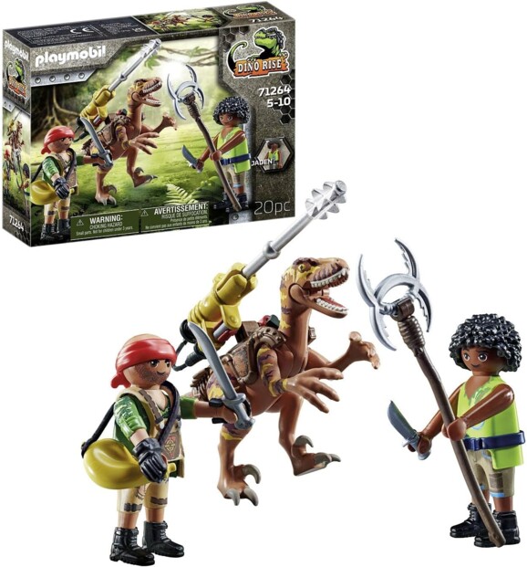 Playmobil Dino Rise - Deinonychus und Krieger