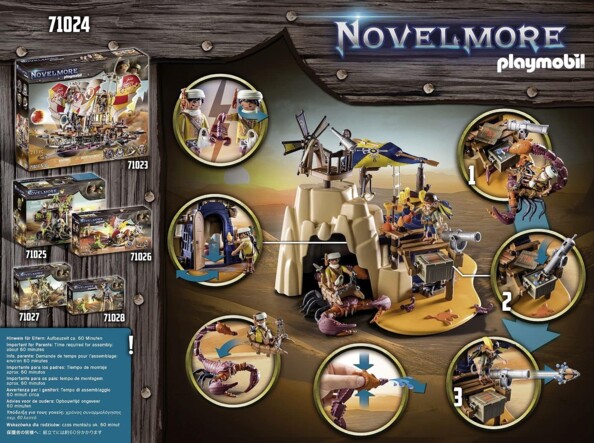Playmobil Novelmore - Sal'ahari Sands - Geheime Basis mit Riesenskorpion