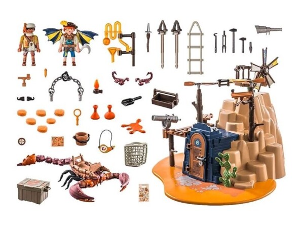 Playmobil Novelmore - Sal'ahari Sands - Geheime Basis mit Riesenskorpion