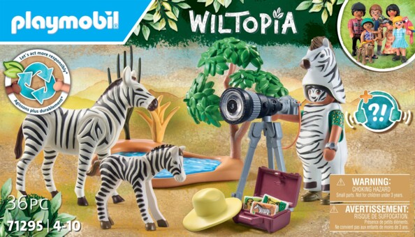 Playmobil Wiltopia: Fotograf und Zebras