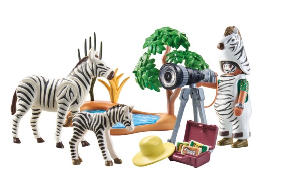 Playmobil Wiltopia: Fotograf und Zebras