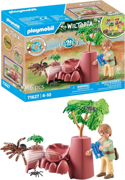 Playmobil Wiltopia: Felsen mit Riesenspinne