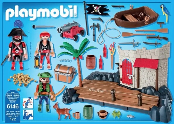 Playmobil Set: Die Piratenfestung