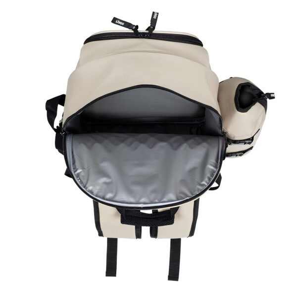 Livoo S970C Isolierter Picknick-Rucksack – Creme