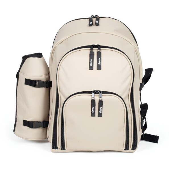 Livoo S970C Isolierter Picknick-Rucksack – Creme