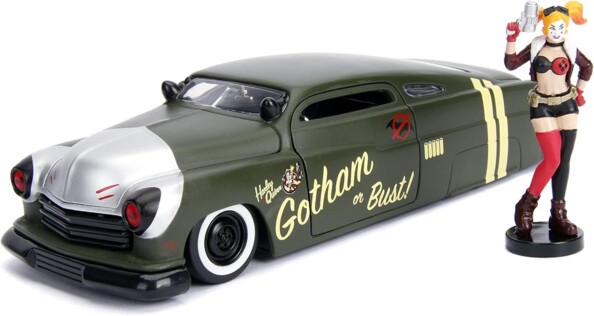 Mercury 1951 Miniaturauto mit Harley Quinn Figur