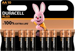 10 AA (LR6) Plus Power 1,5 V Alkaline-Batterien