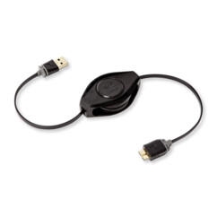 Galaxy USB-auf-Micro-USB-Kabel mit Einzug