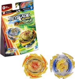 2 Beyblade Burst Quad Drive Kreisel – Decay Perseus P7 vs. Destruction Belfyre B
