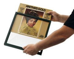 Austauschbarer Rahmen für Vinyl, schwarz