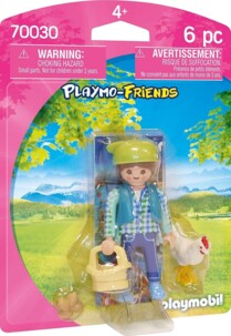 Playmobil Figur „Bäuerin mit Henne“ 70030
