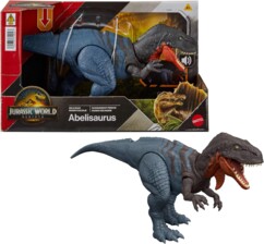 Jurassic World Abelisaurus-Actionfigur mit Soundeffekten